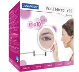 Kozmetické zrkadlo na stenu s LED osvetlením Lanaform Wall Mirror X10